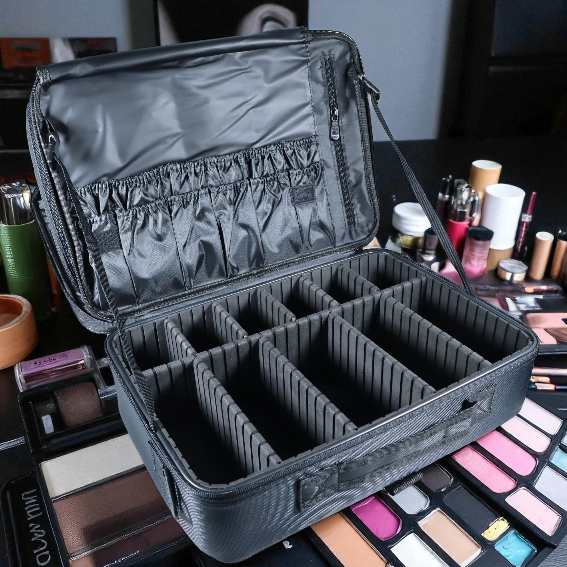 Gambar produk Biutte.co Tas Kosmetik Make Up Travel Organizer Bag Wanita 40x29x14cm - X3235