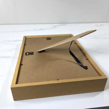 Gambar produk YIXUE Bingkai Foto Ornamen Minimalist Wooden Shadow Box Stand 3D A4 - YE5