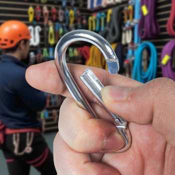 Gambar produk GYMTOP Carabiner Gantungan Kunci Barang Aluminium Snap Hook 6.6cm - 698