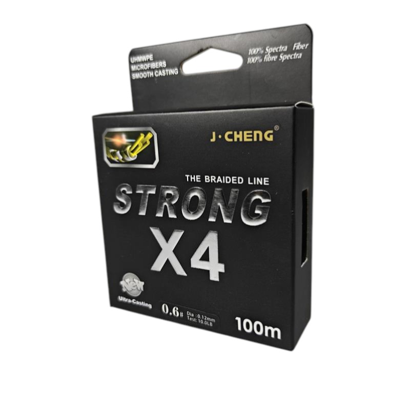Gambar produk J-Cheng Senar Tali Pancing 4 Braided PE Fishing Line 100M 0.6 - JC4180