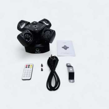 Gambar produk Alien Lampu Sorot LED Laser Beam Disco RGBW Moving Head DMX512 48W - KM4