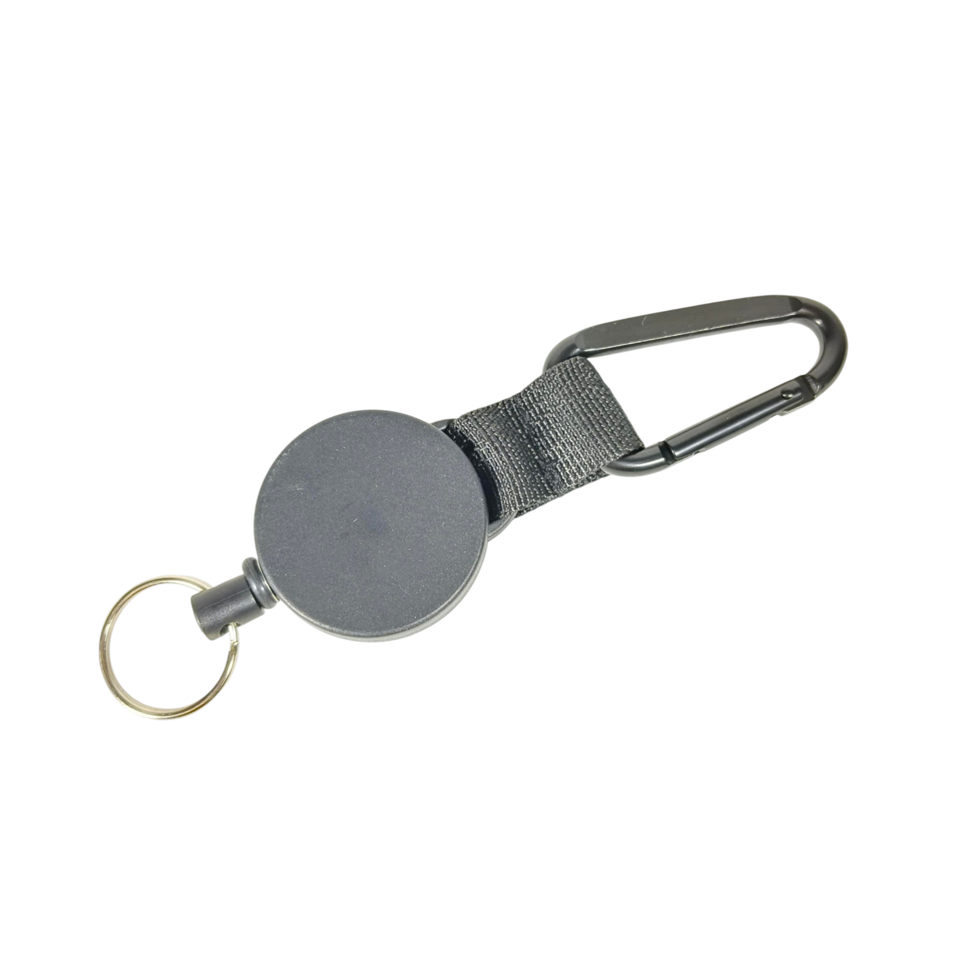 Gambar produk QOONG Gantungan Kunci Retractable Carabiner Steel Wire - H24