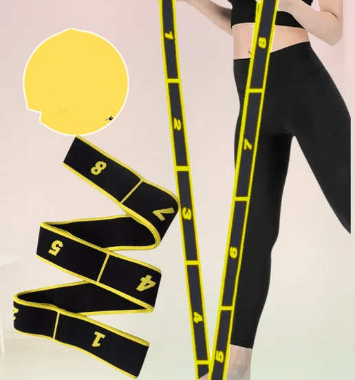 Gambar produk BOJOYOID Resistance Bands Yoga Gym Tali Stretching 8 Loops - ZJ202