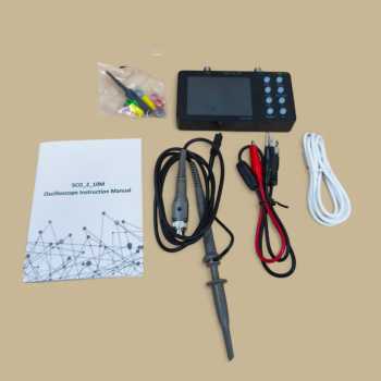 Gambar produk ENGINEER Oscilloscope Digital Dual Channel Lissajous Mode 3.2 Inch - SCO2