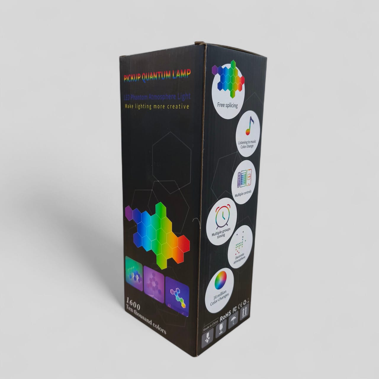 Gambar produk Yabstrip Lampu Hias Hexagonal LED RGB Smart App Control 10 PCS - HD003