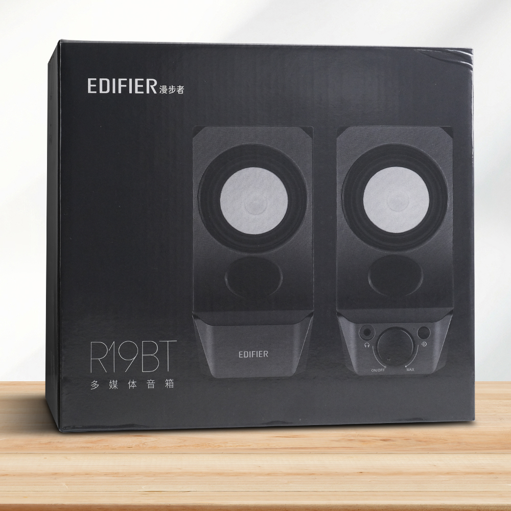 Gambar produk Edifier Speaker Bluetooth Desktop 2.0 Channel USB Sound Card AUX - R19BT
