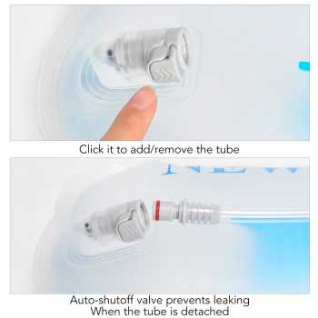 Gambar produk TaffSPORT Kantong Air Minum Water Bladder Food Grade Bite Valve 2L - TFWB-20