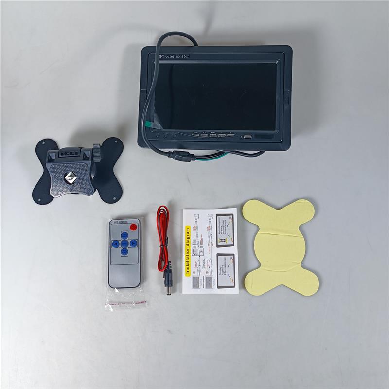 Gambar produk Yoelbaer Layar Monitor Mobil Car Digital Display TFT LCD 7 Inch - C-T703