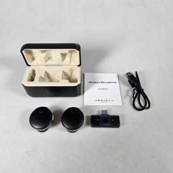 Gambar produk WIFIT Mikrofon Wireless Lavalier Microphone Vlogger Magnetic Clip Type C - Q8
