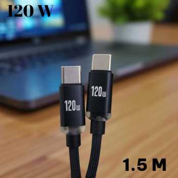 OTTOWN Kabel Data USB Type C to Type C Fast Charging 120W 1.5M - OT12