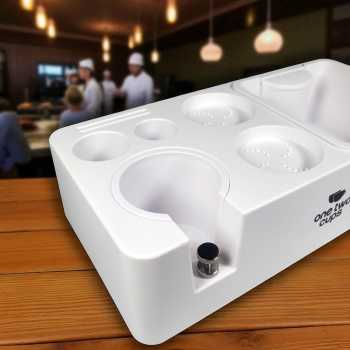 Gambar produk One Two Cups Wadah Ampas Kopi Knock Box with Portafilter Holder - MG34