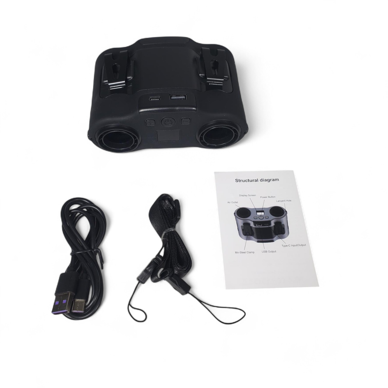 Gambar produk RAUGEE Kipas Angin Pinggang Portable Waist Fan 5 Speed 20000mAh - F7