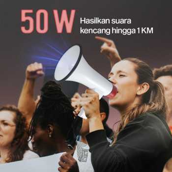 Gambar produk JACAR Toa Megaphone Bluetooth Multifunctional Shouter 50 W - 8099