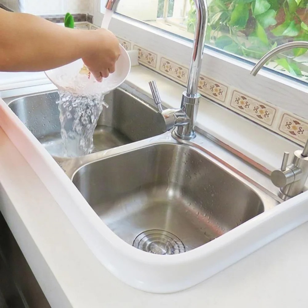 Gambar produk LEENKEA Water Stopper Bathroom Wastafel Karet Penahan Air 2.8cm 2M - LK28CM
