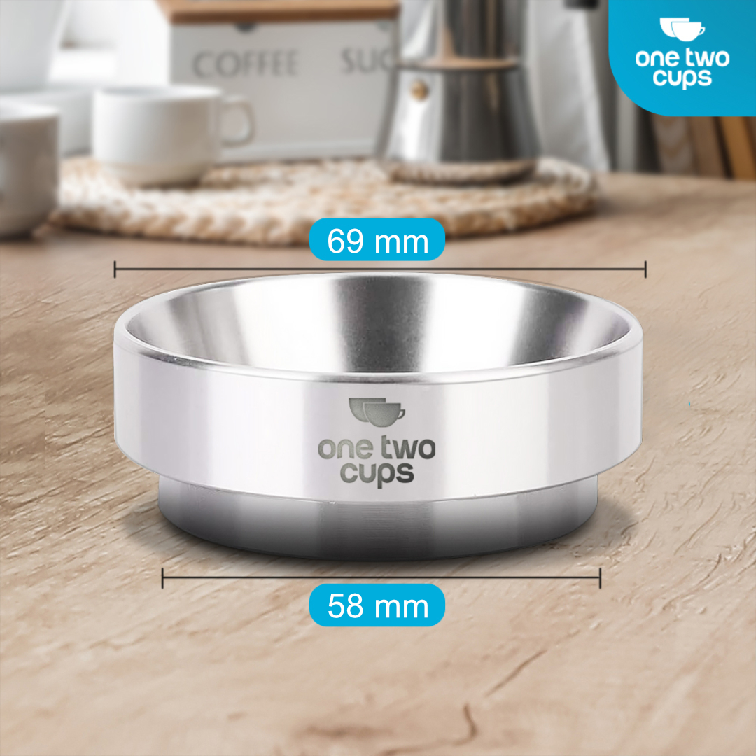 Gambar produk One Two Cups Dosing Ring Portafilter Espresso Magnetic Aluminium 58mm - YXA44