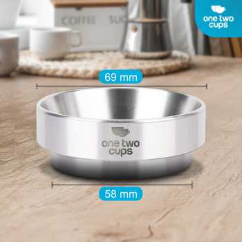 Gambar produk One Two Cups Dosing Ring Portafilter Espresso Magnetic Aluminium 58mm - YXA44