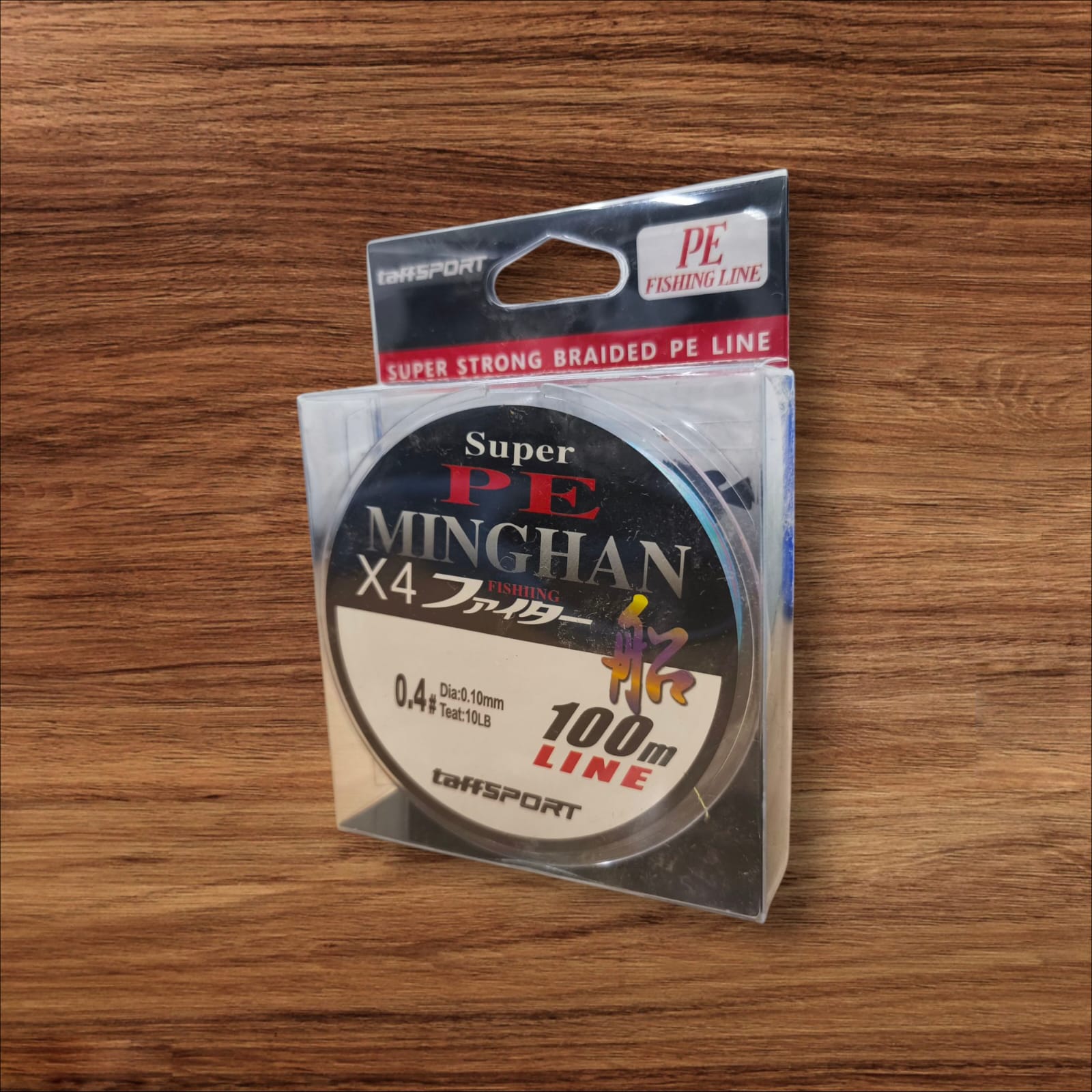 TaffSPORT MINGHAN Senar Benang Tali Pancing Super PE Braided Line 100M 0.4 - X4 Gambar produk TaffSPORT MINGHAN Senar Benang Tali Pancing Super PE Braided Line 100M 0.4 - X4