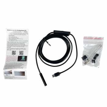 Gambar produk JCWHCAM Kamera Endoskopi Industrial Endoscope Borescope 7.0mm 6 LED 2M - N500-M