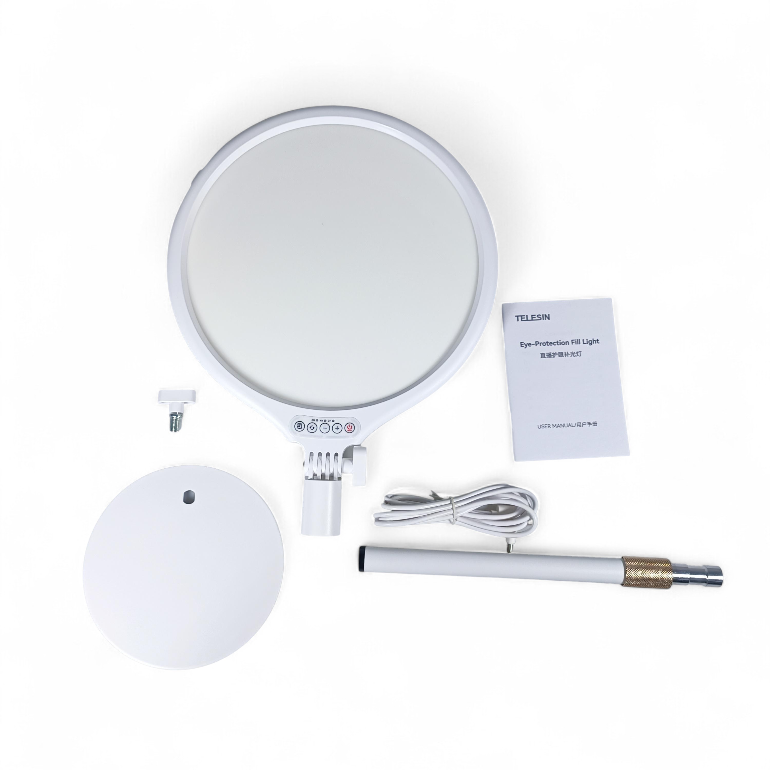 Gambar produk TELESIN Lampu Fill Light Dimmable 3in1 Temperature Flicker Free Desktop Version - P5-BGD