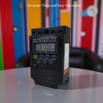 Gambar produk CHINT Microcomputer Digital Timer Switch Relay 16 Program 220V/30A - KG316T