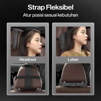 Gambar produk OASATE Bantal Leher Mobil Ergonomis Foam Car Headrest Pillow - M5