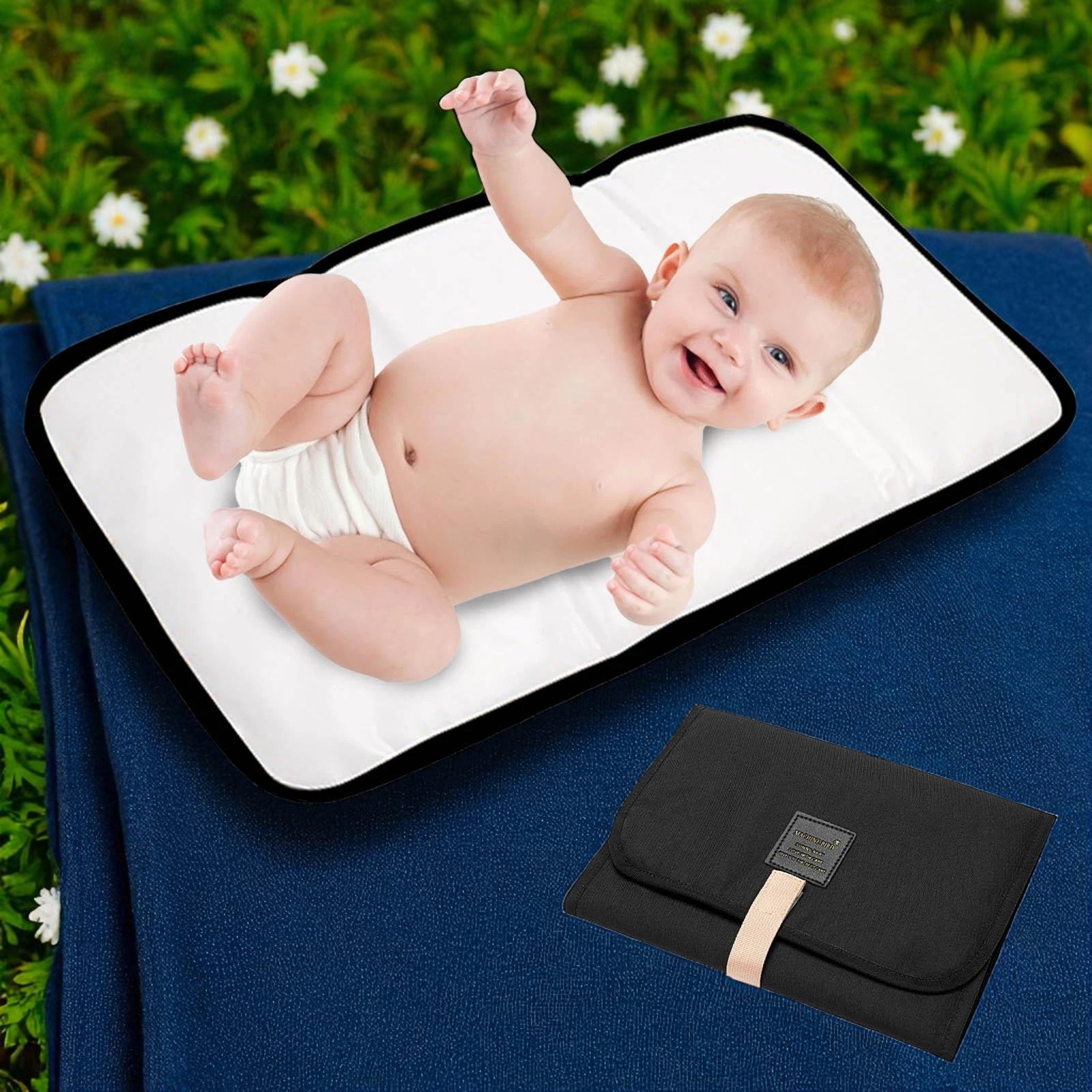 Gambar produk MACHINE BIRD Alas Ganti Popok Bayi Baby Diaper Changing Mat Waterproof - BY401