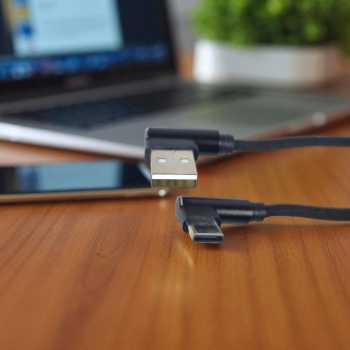 Gambar produk OLAF Kabel Data USB Type C Multifungsi L Shape 2A 1M - OL01