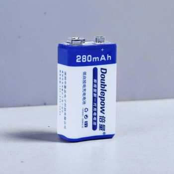 Gambar produk Doublepow Baterai Rechargeable Ni-MH 9V 280mAh 1 PCS