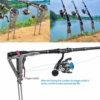 Gambar produk LIXADA Bracket Joran Pancing Ikan Automatic Spring Lifting - V-004
