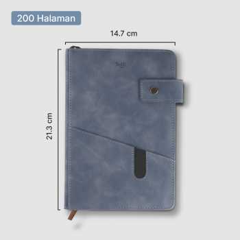 Gambar produk Toddi Buku Jurnal Hardcover Notebook Diary 80 GSM 200 Halaman A5 - TD157