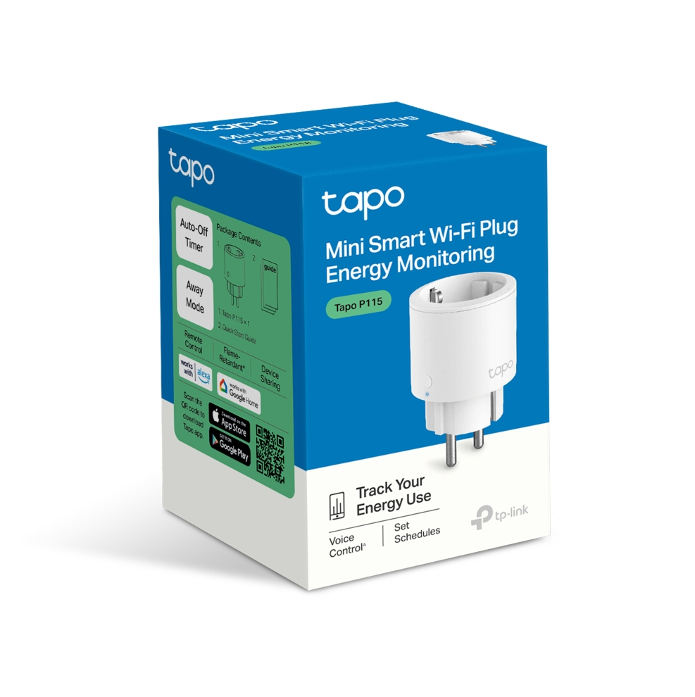 Gambar produk TP-link Tapo Mini Smart Wi-Fi Socket Energy Monitoring 1PCS - P115