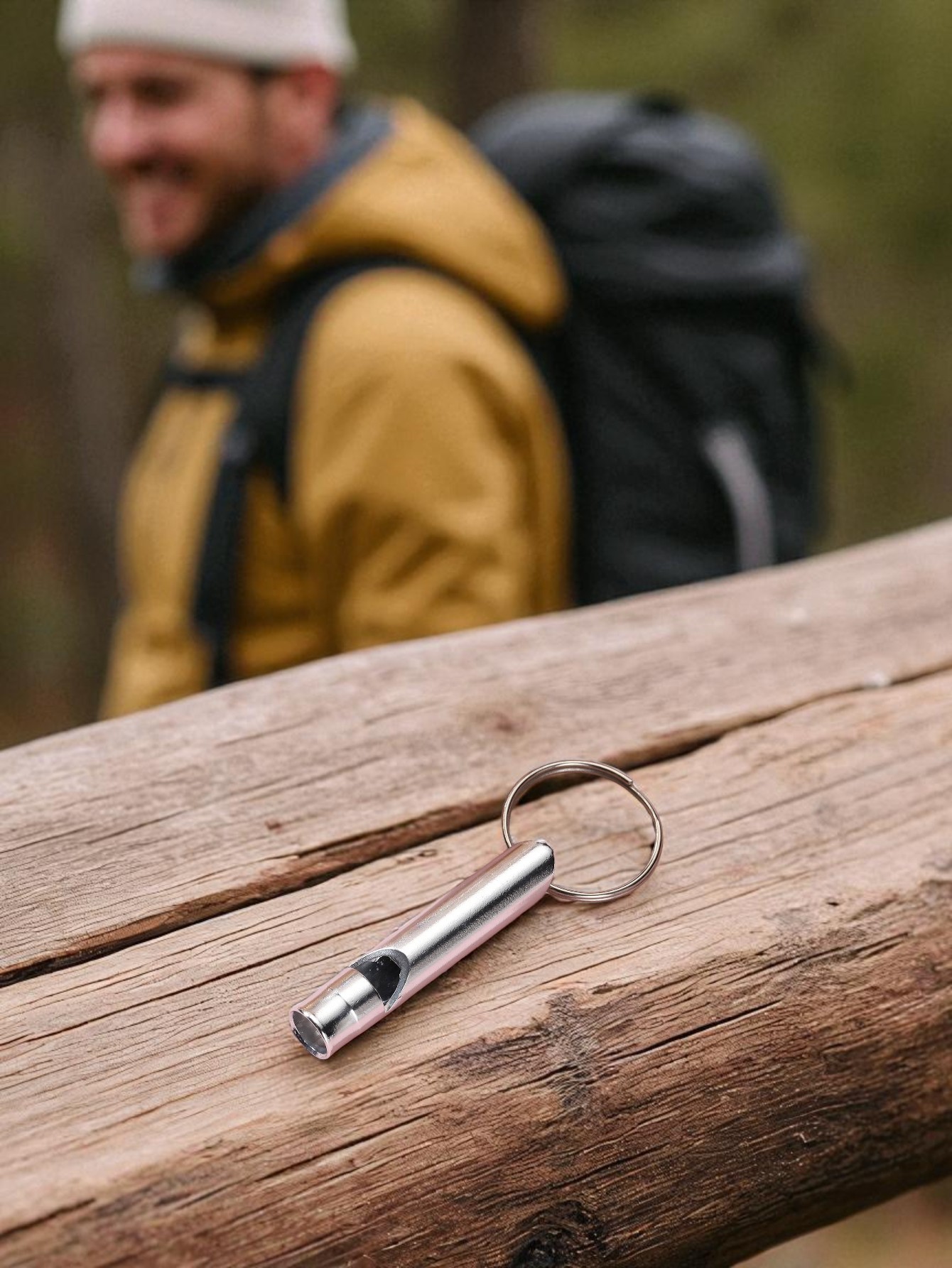 Gambar produk TaffSPORT Gantungan Kunci Peluit Aluminium Keychain - HW1139