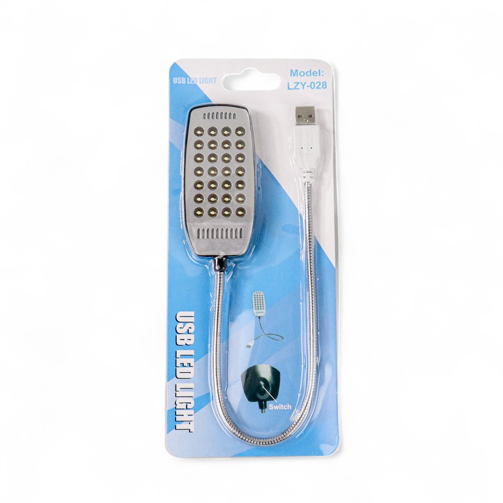 Gambar produk TaffLED Goodland Lampu Baca Mini LED USB Cool White 1.5W with Switch 28 Led - LZY-028