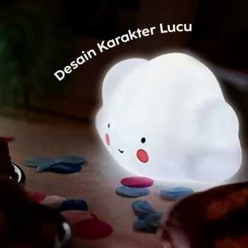 Gambar produk FGHGF Lampu Tidur LED Anak Karakter Lucu 1W Awan - FGH01