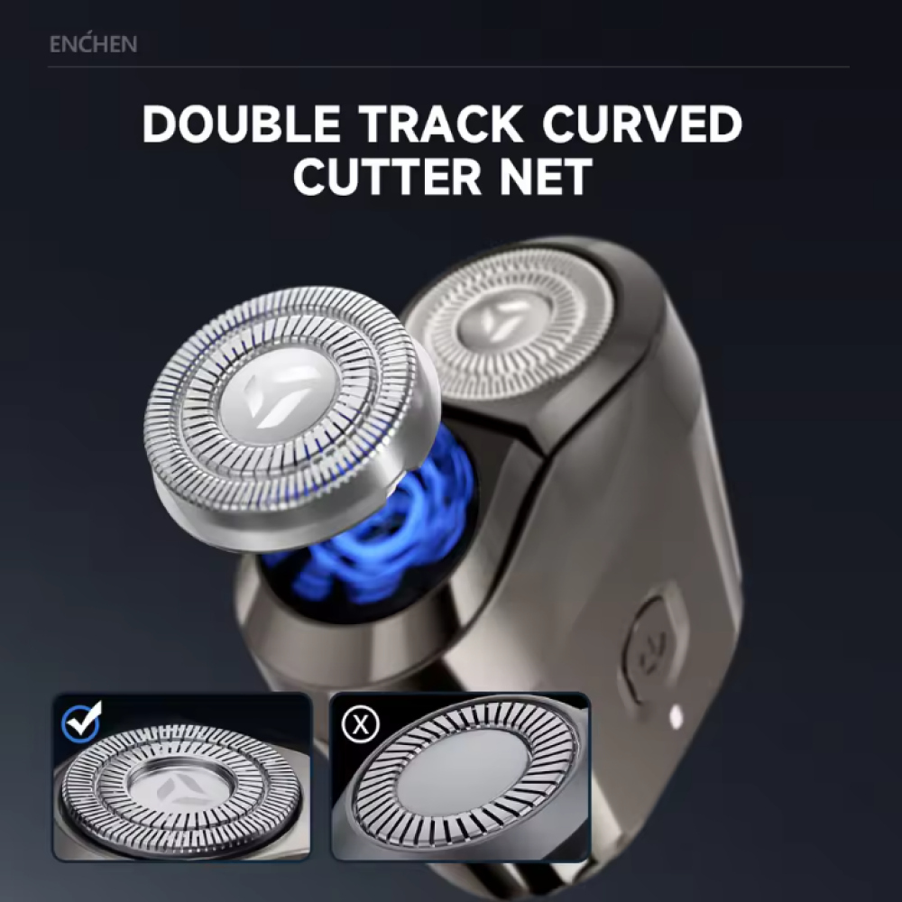 Gambar produk ENCHEN Alat Cukur Elektrik 2D Electric Shaver Double Razor Waterproof - Mini 6