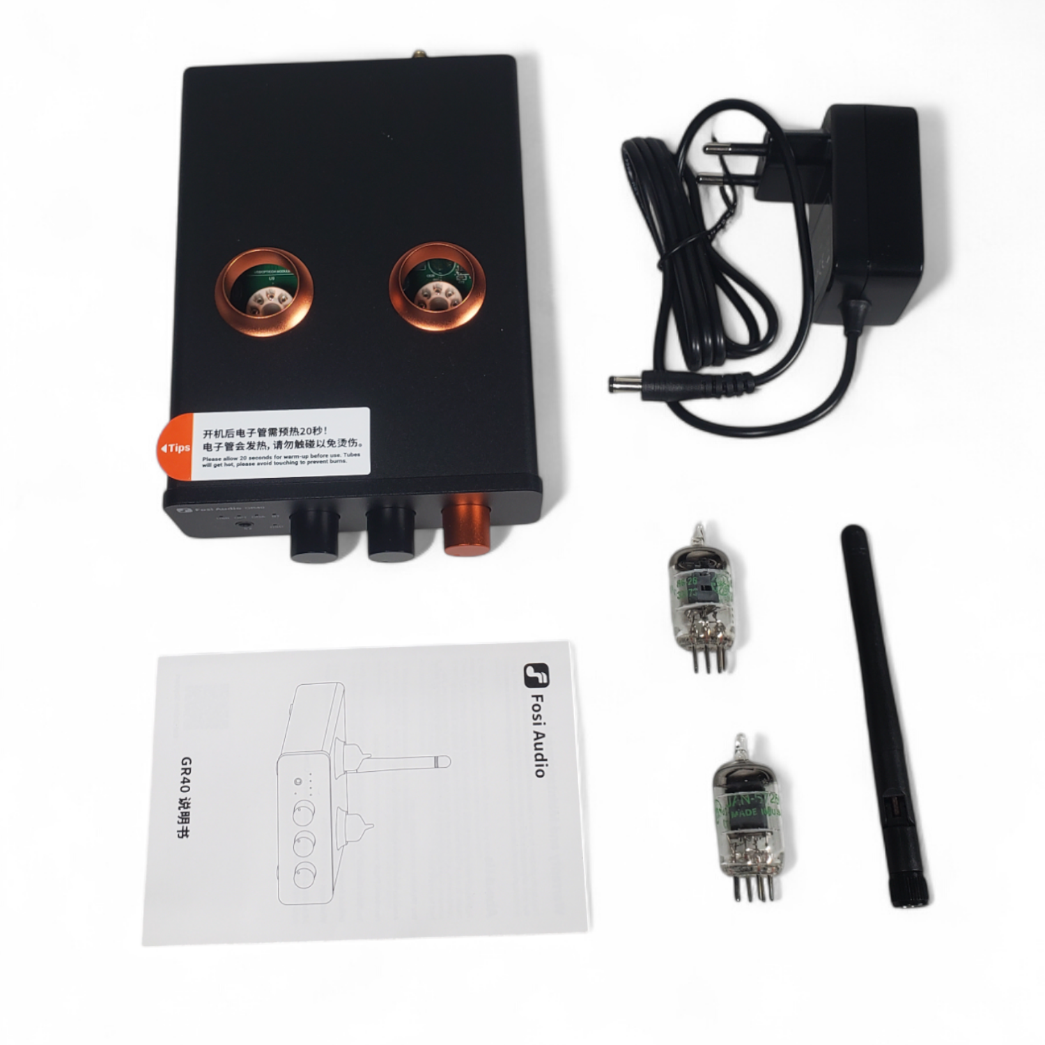 Fosi Audio Preamp Tube Bluetooth QCC3031 AptX LL HD Bass and Treble - GR40 Gambar produk Fosi Audio Preamp Tube Bluetooth QCC3031 AptX LL HD Bass and Treble - GR40