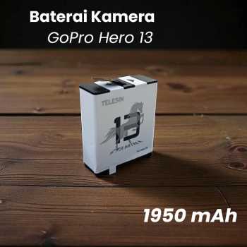 Gambar produk TELESIN Baterai Kamera Aksi Stamina Battery 2.0 for GoPro Hero 13 - TSBTR09-01