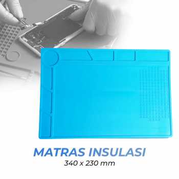 Gambar produk LUXIANZI Heat Insulation Working Mat Alas Matras Kerja 340x230mm - S-120B