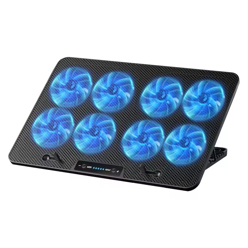 Gambar produk ZJMZYM Cooling Pad Laptop Gaming Kipas Pendingin 8 Fan 15.6 Inch - LG2010
