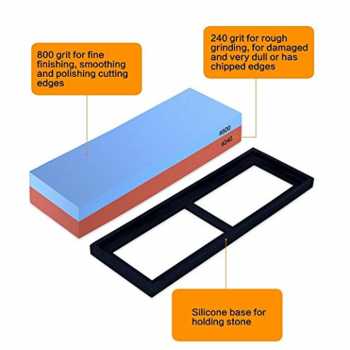Gambar produk Chefic Batu Asah Pisau Whetstone Knife Sharpener 2 Side 240/800 - C280