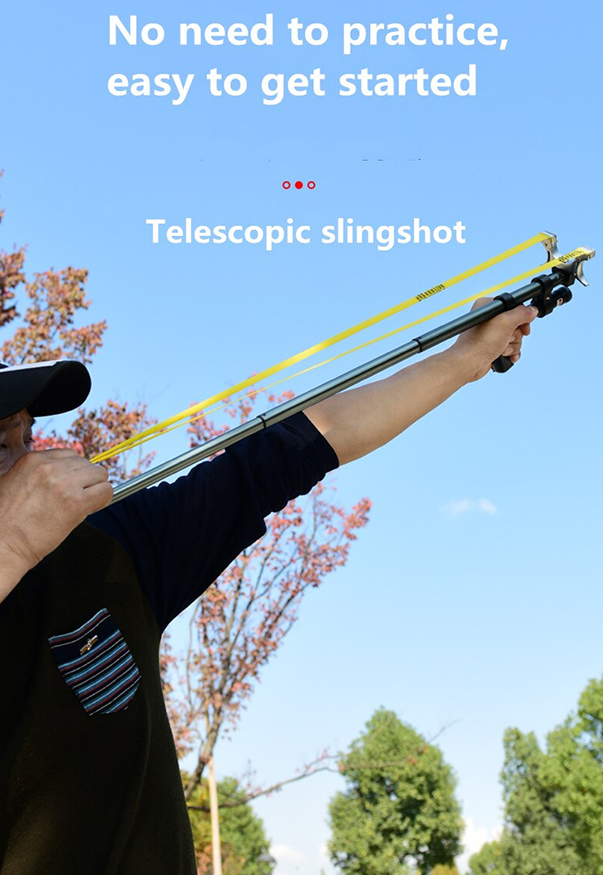 Gambar produk SYQT Ketapel High Precision Telescopic Hunting Slingshot with Laser - HW-GJ050