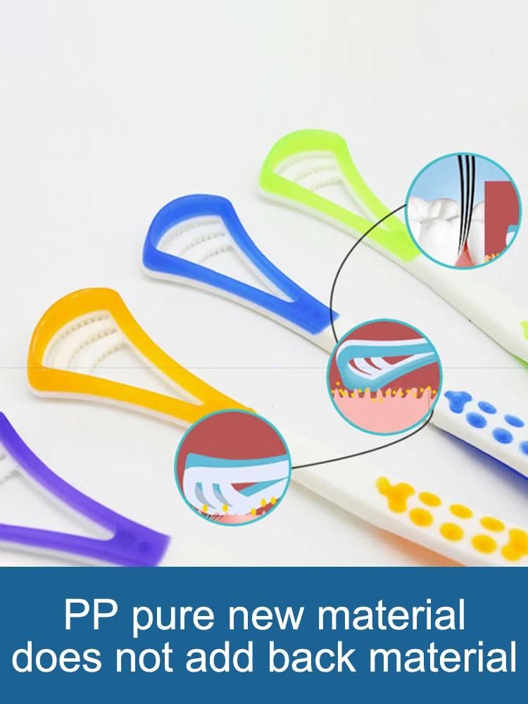 Gambar produk Formula Alat Pembersih Lidah PP Single Tongue Cleaner 18cm - F-PP
