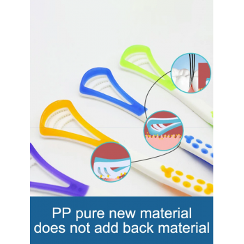 Gambar produk Formula Alat Pembersih Lidah PP Single Tongue Cleaner 18cm - F-PP
