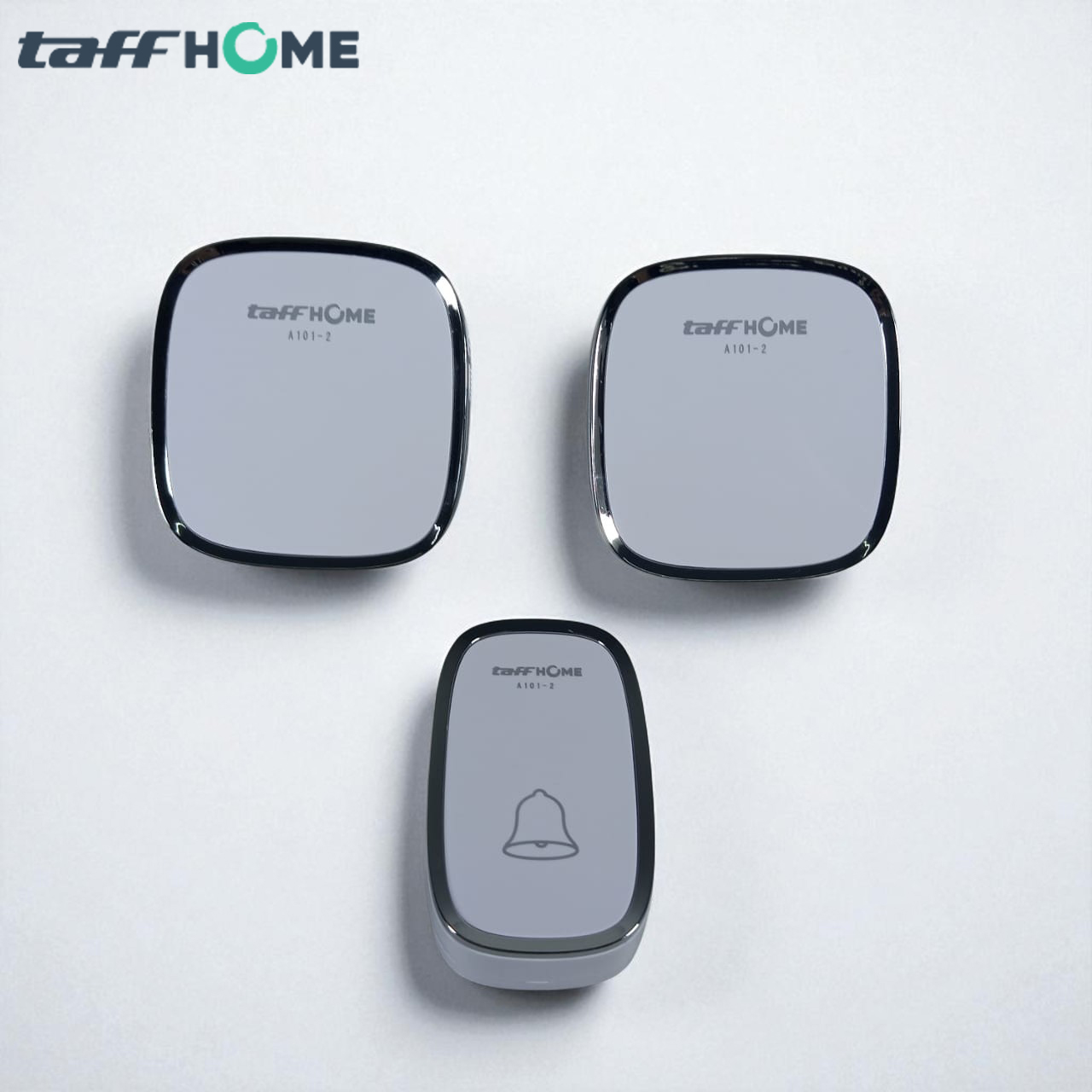 Gambar produk TaffHOME Bel Pintu Rumah Wireless Doorbells Waterproof 59 Nada 2 PCS Receiver - A101/A101-2