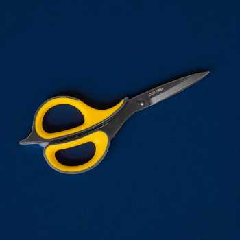 Gambar produk Deli Gunting Kertas Bahan Jahit Multifungsi Stainless Steel 17.5cm - 6027