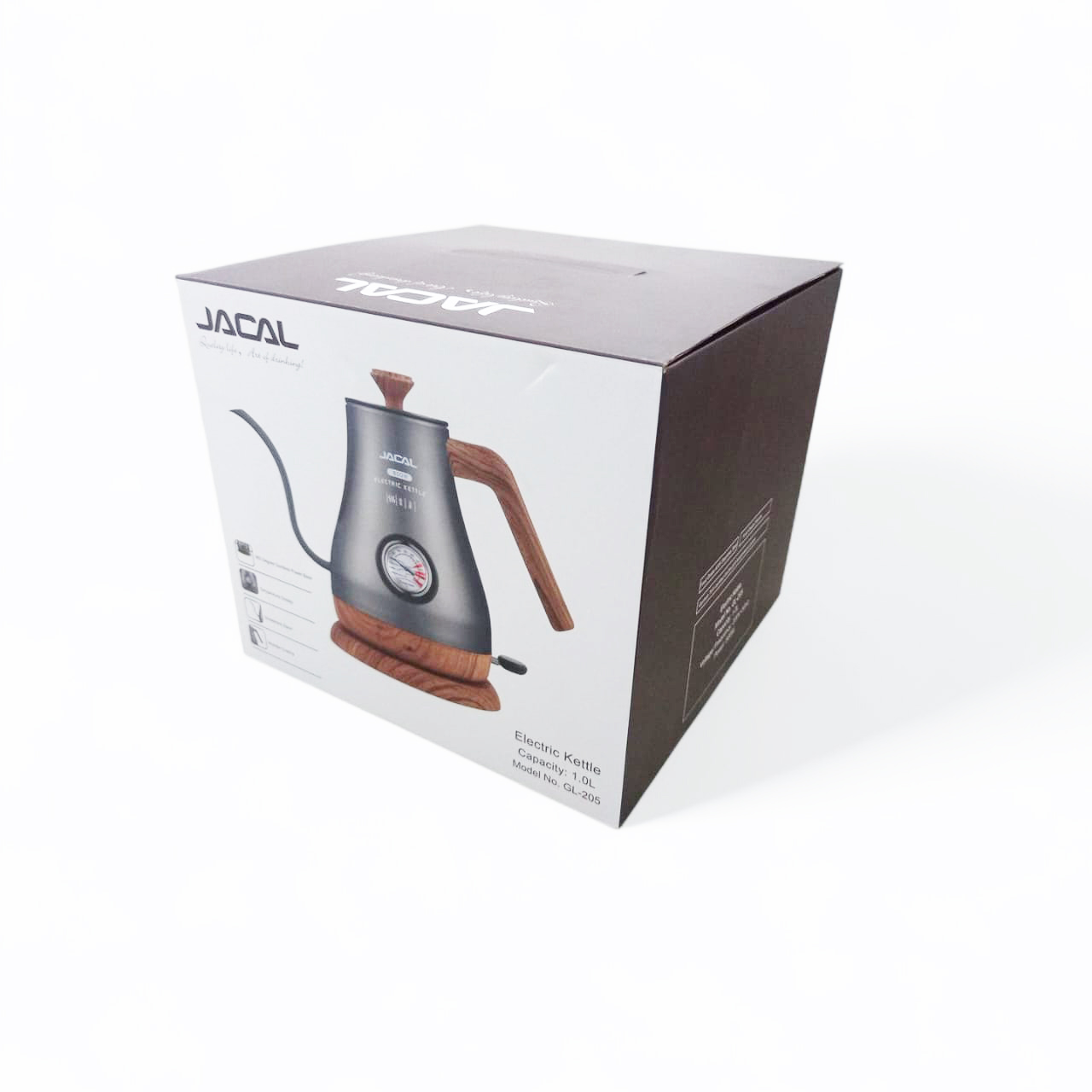Gambar produk JACAL Teko Listrik Pemanas Air Electric Pot Warmer Gooseneck 1L 800W - GL-205