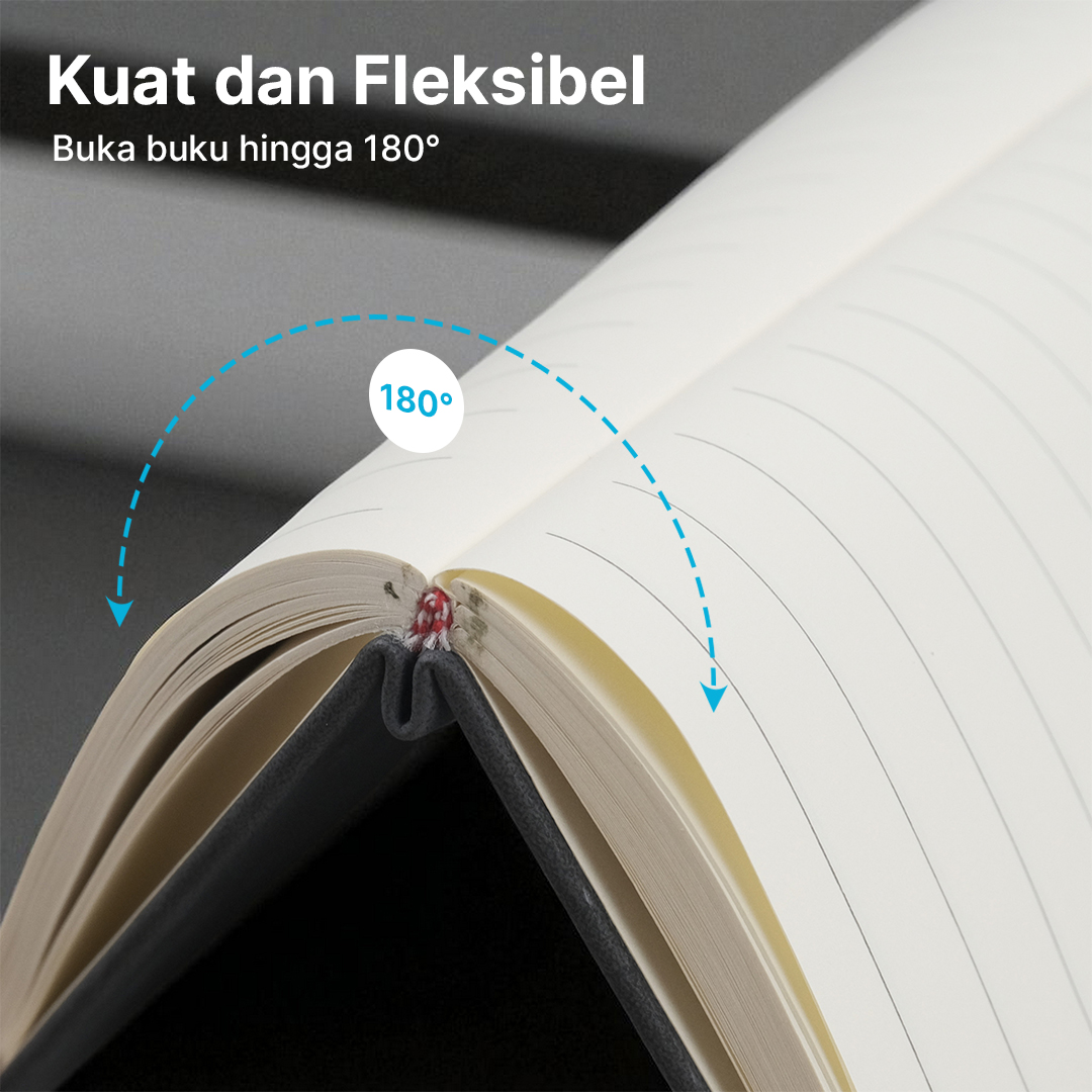 Gambar produk Toddi Buku Jurnal Hardcover Notebook Diary 200 Halaman Grid A6 - LXY0133