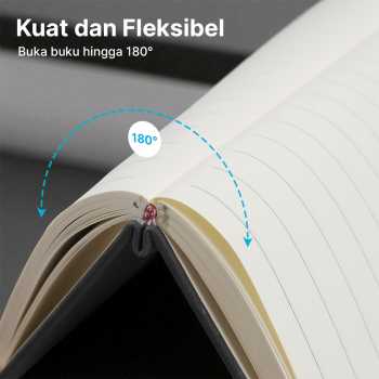 Gambar produk Toddi Buku Jurnal Hardcover Notebook Diary 200 Halaman Grid A6 - LXY0133
