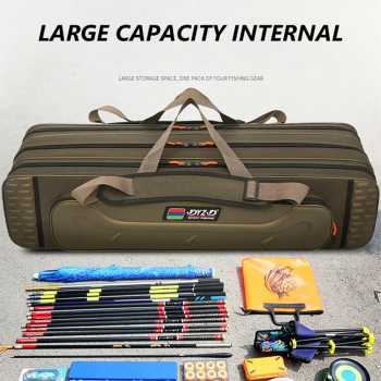 DYZO Tas Pancing Jumbo Multifunction Fishing Bag 1680D Oxford 3 Layer - D300