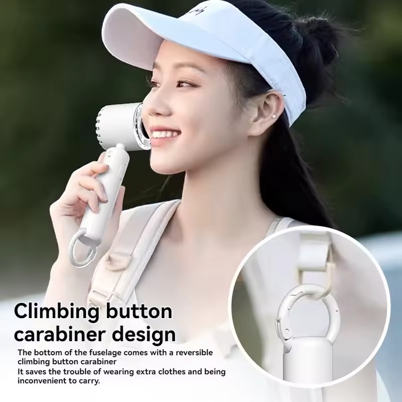 Gambar produk COOLIT Kipas Angin Portable Mini 5 Speed Cooling with LED 3000 mAh - P-107